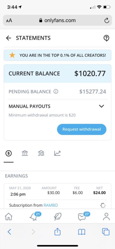 bani pe cont onlyfans